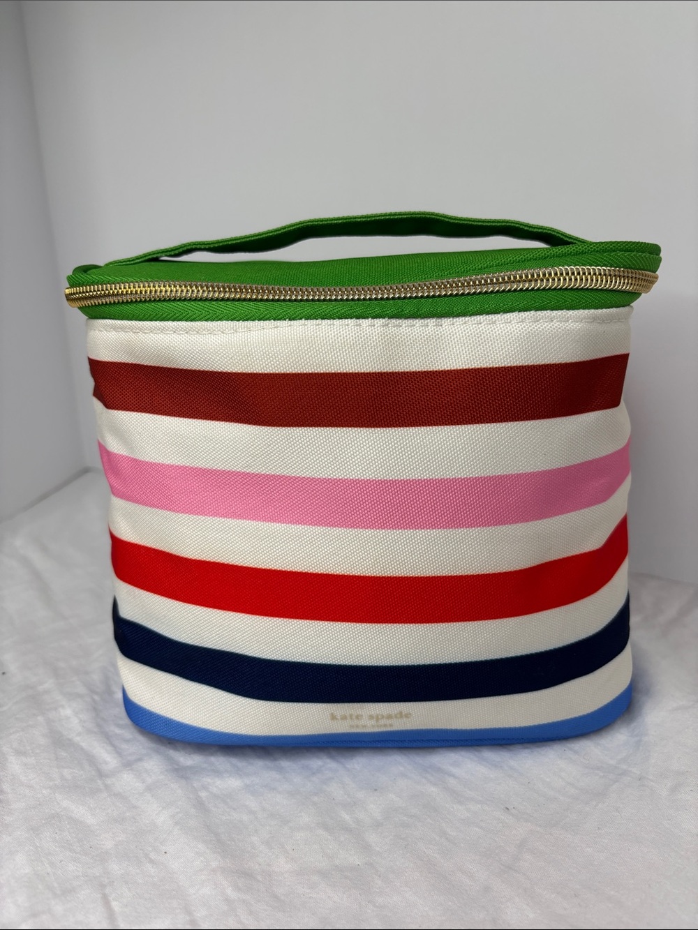 Kate Spade Multicolor Striped Women's insulated Lunch or Medicine Tote